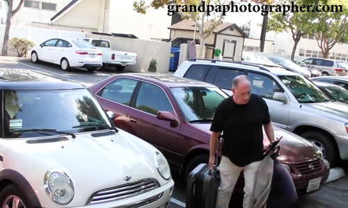 GRANDPA FROM CAR TO TABLE IN HOME SET UP
