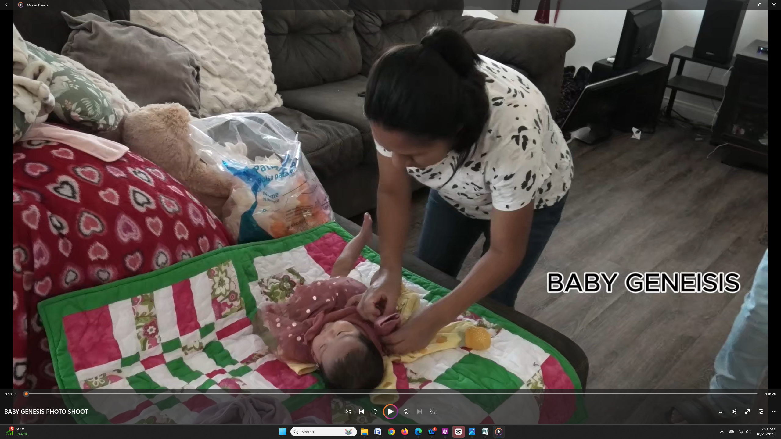 BABY GENESIS PHOTO SHOOT